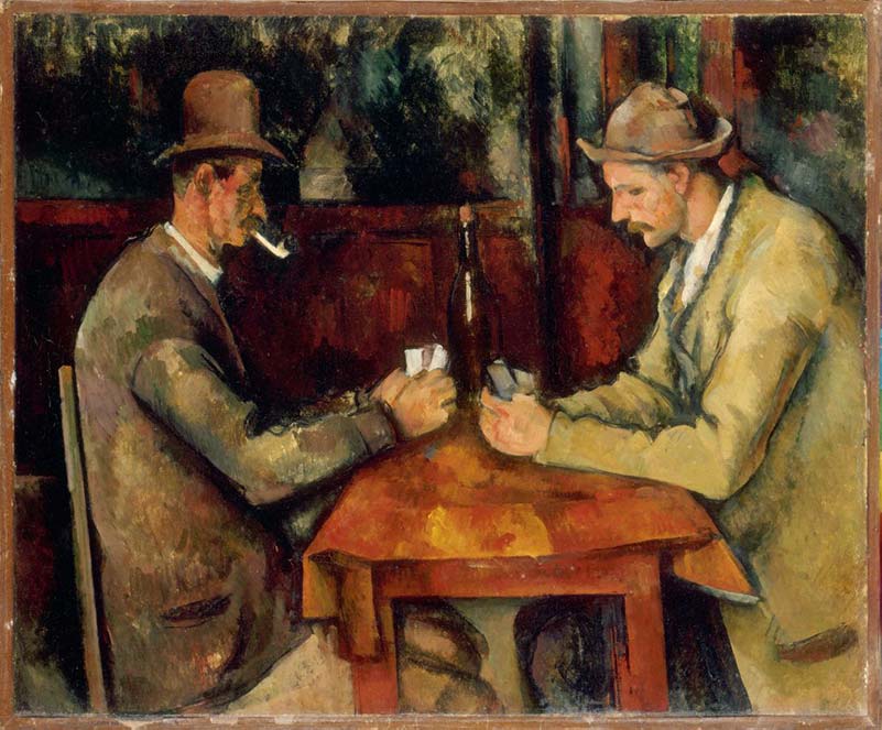 LOS JUGADORES DE CARTAS DE PAUL CEZANNE