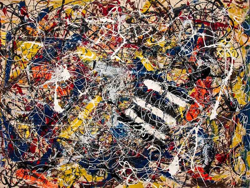 NÚMERO 17A' POR JACKSON POLLOCK