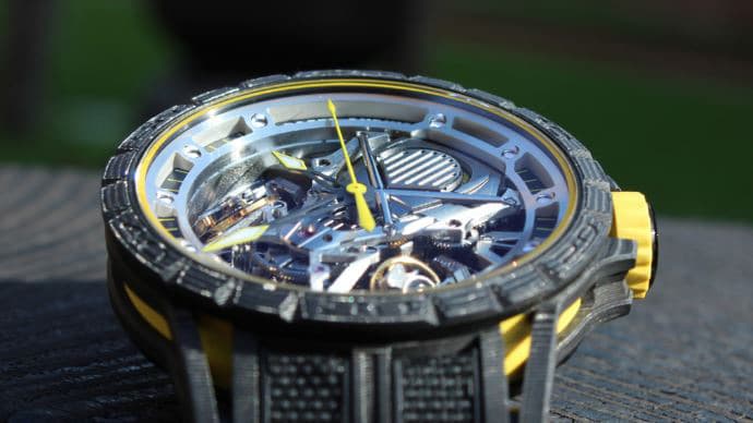 Roger Dubuis Excalibur Aventador S Strap Details
