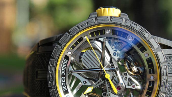Roger Dubuis Excalibur Aventador S Strap Details